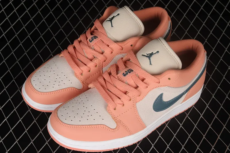 All categories Air Jordan Jordan series basketball shoes Air Jordan 1 Low G version pure original Air Jordan AJ1 Low AJ1 Joe 1 pink and green low-top cultural sneakers DC0774-800